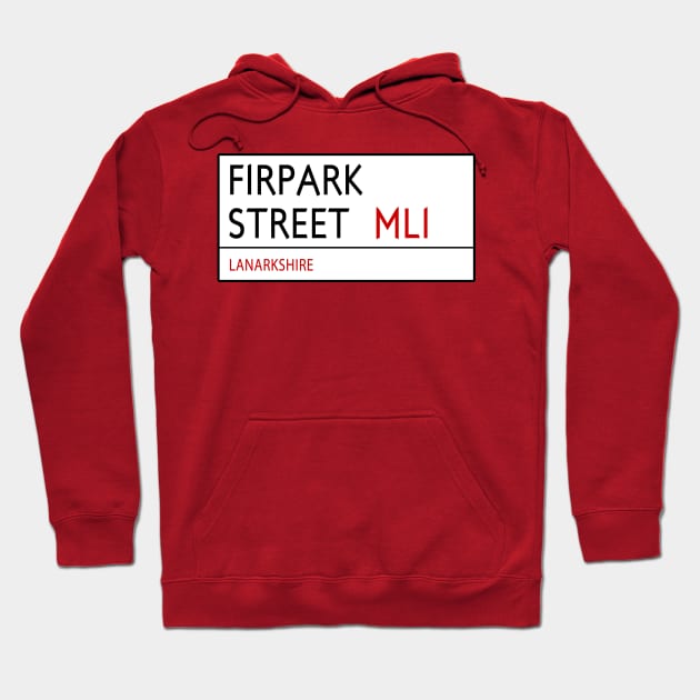 FIRPARK STREET Sign - MOTHERWELL Hoodie by Confusion101